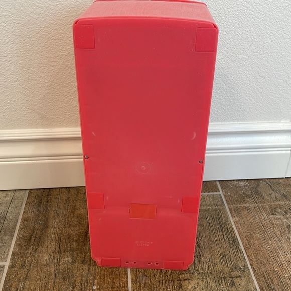 Pink Toy Refrigerator Pretend Play Dolls Accessories - Picture 7 of 9